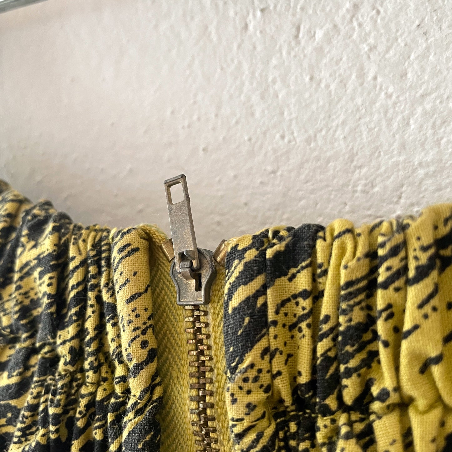 50's cotton gathered skirt