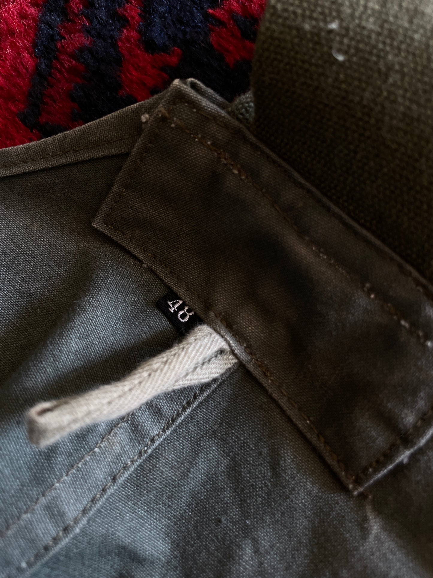 vintage work over pants sz 48