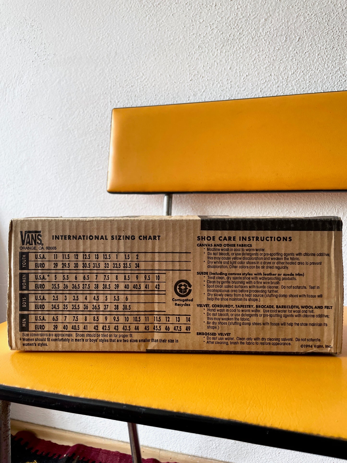 90s dead stock vans lampin / sz 6h