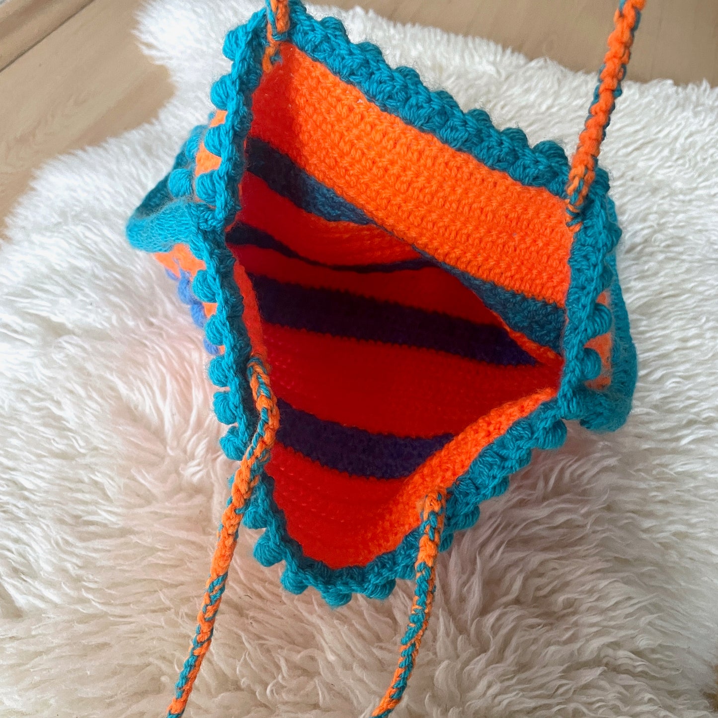 Home made knit bag