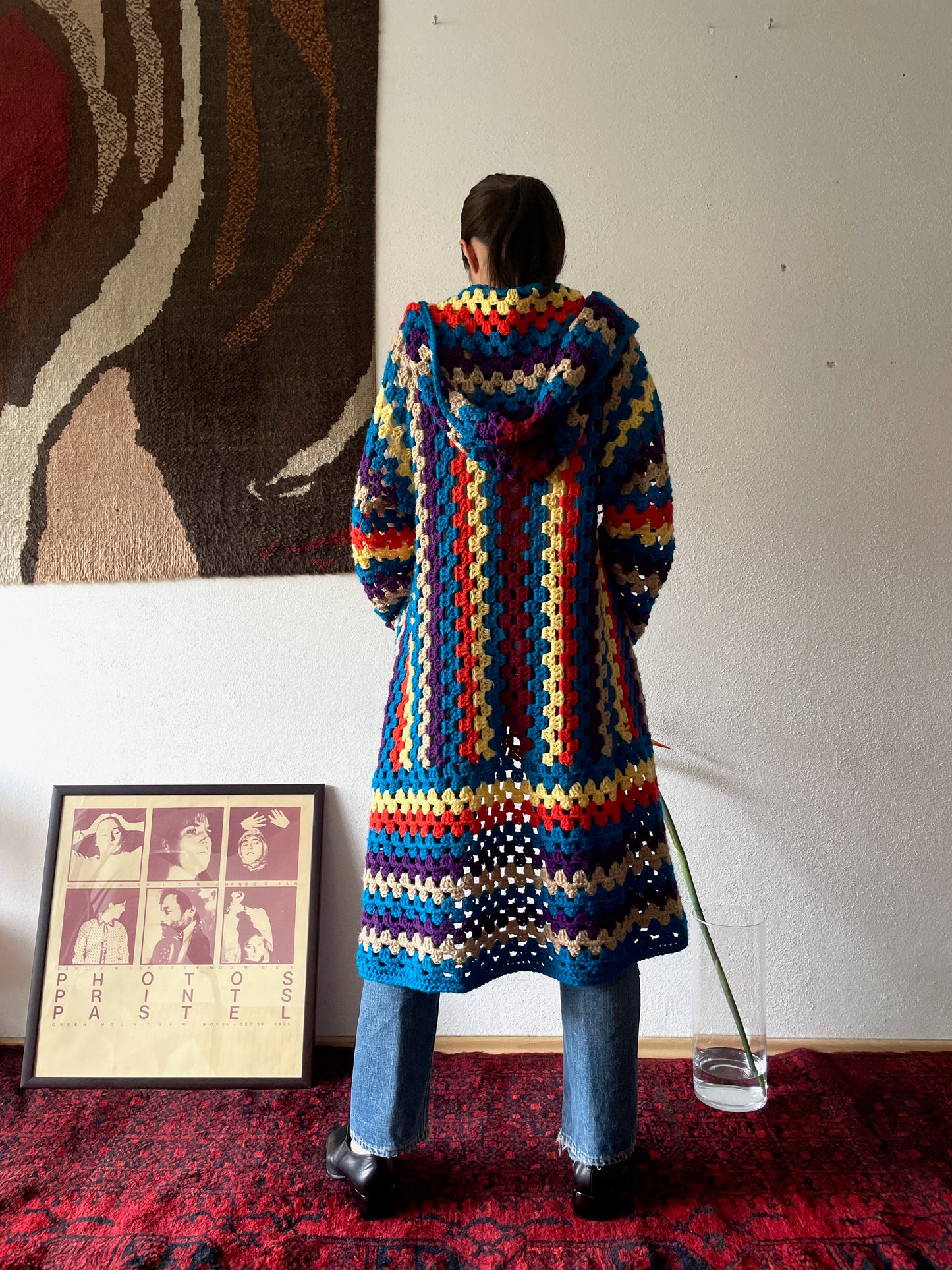 granny hand crochet gown