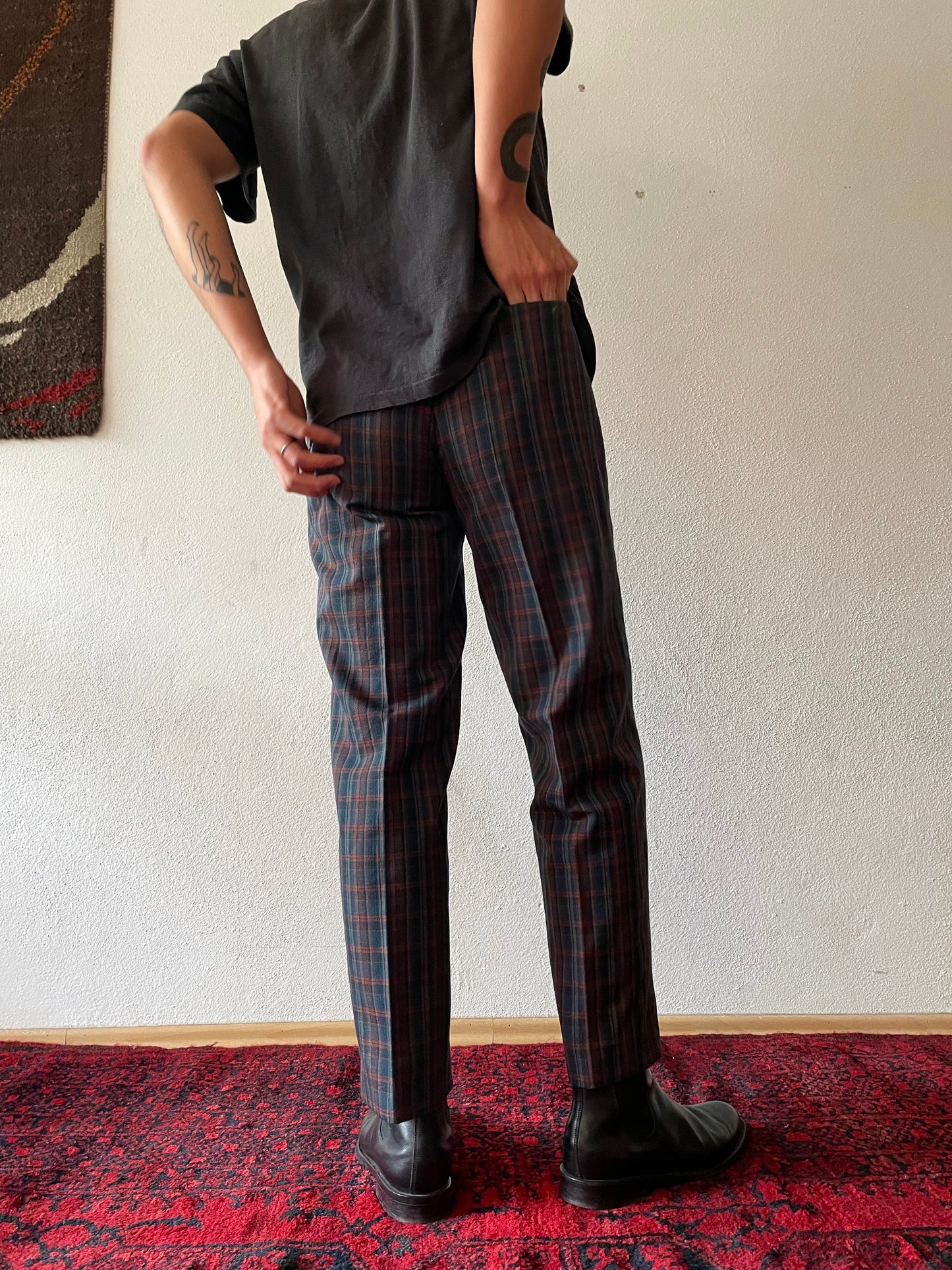 70s〜80s germany VEB wool trouser