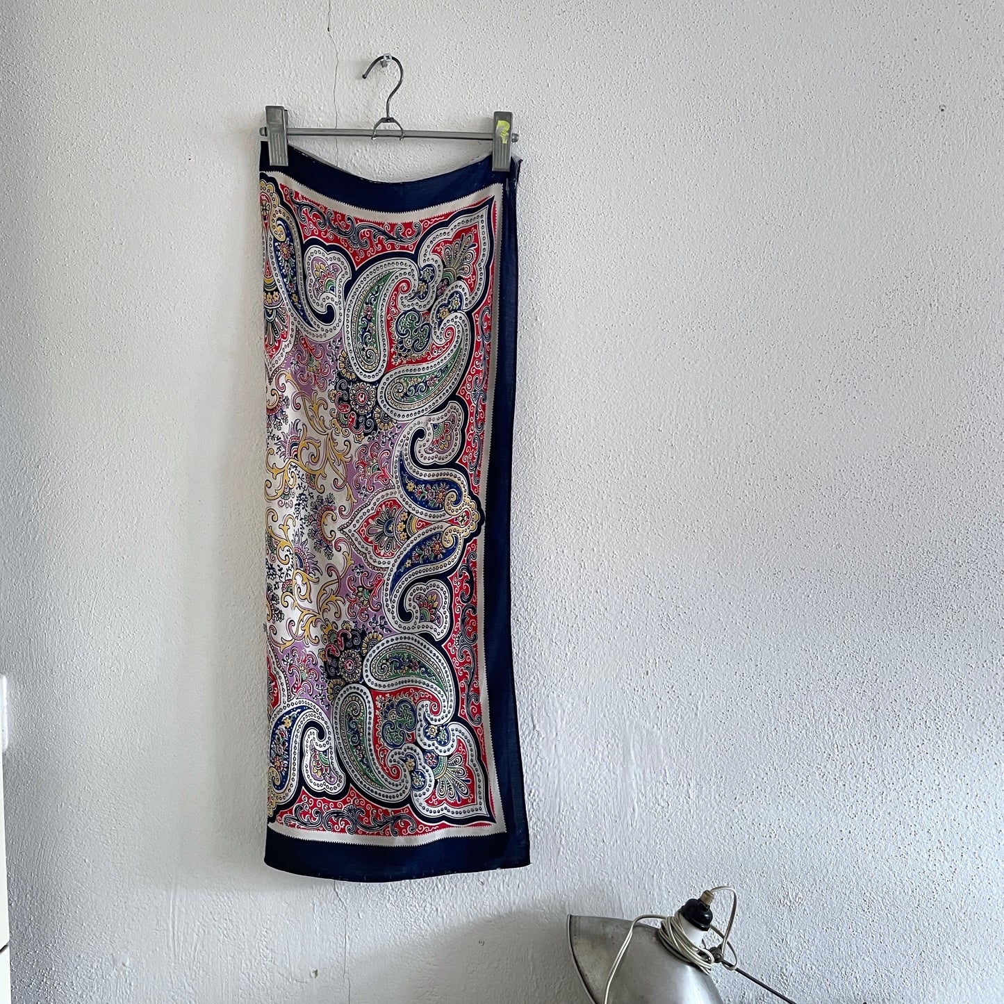vintage cotton silk scarf