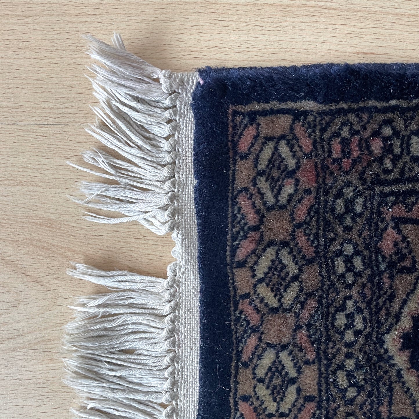 Vintage Afghanistan rug , Silk / Wool