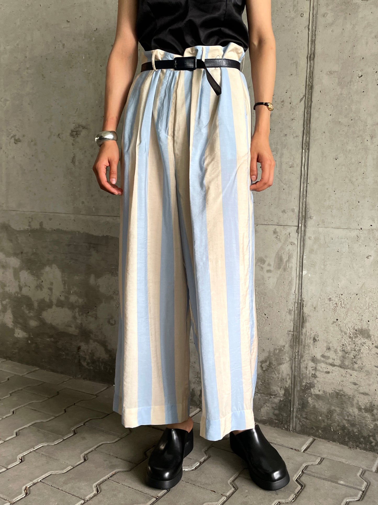 cream soda stripe pants