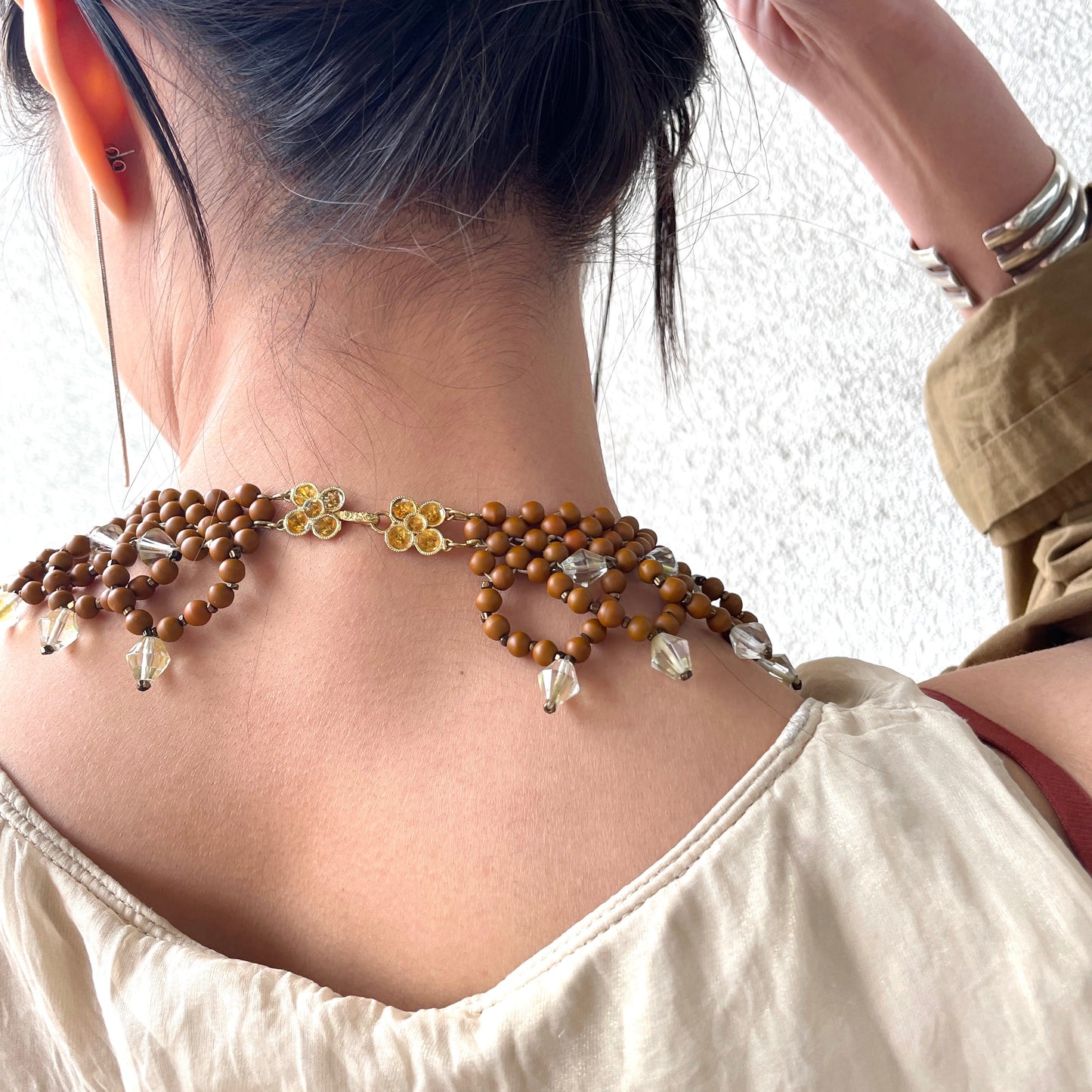 Vintage bib necklace