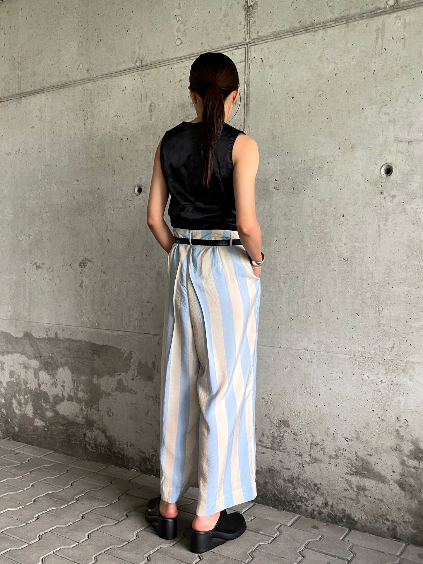 cream soda stripe pants