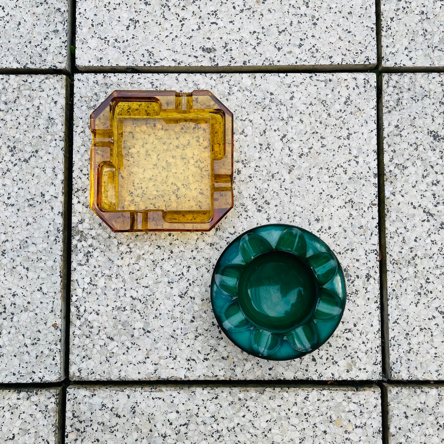 ヴィンテージ チェコガラス