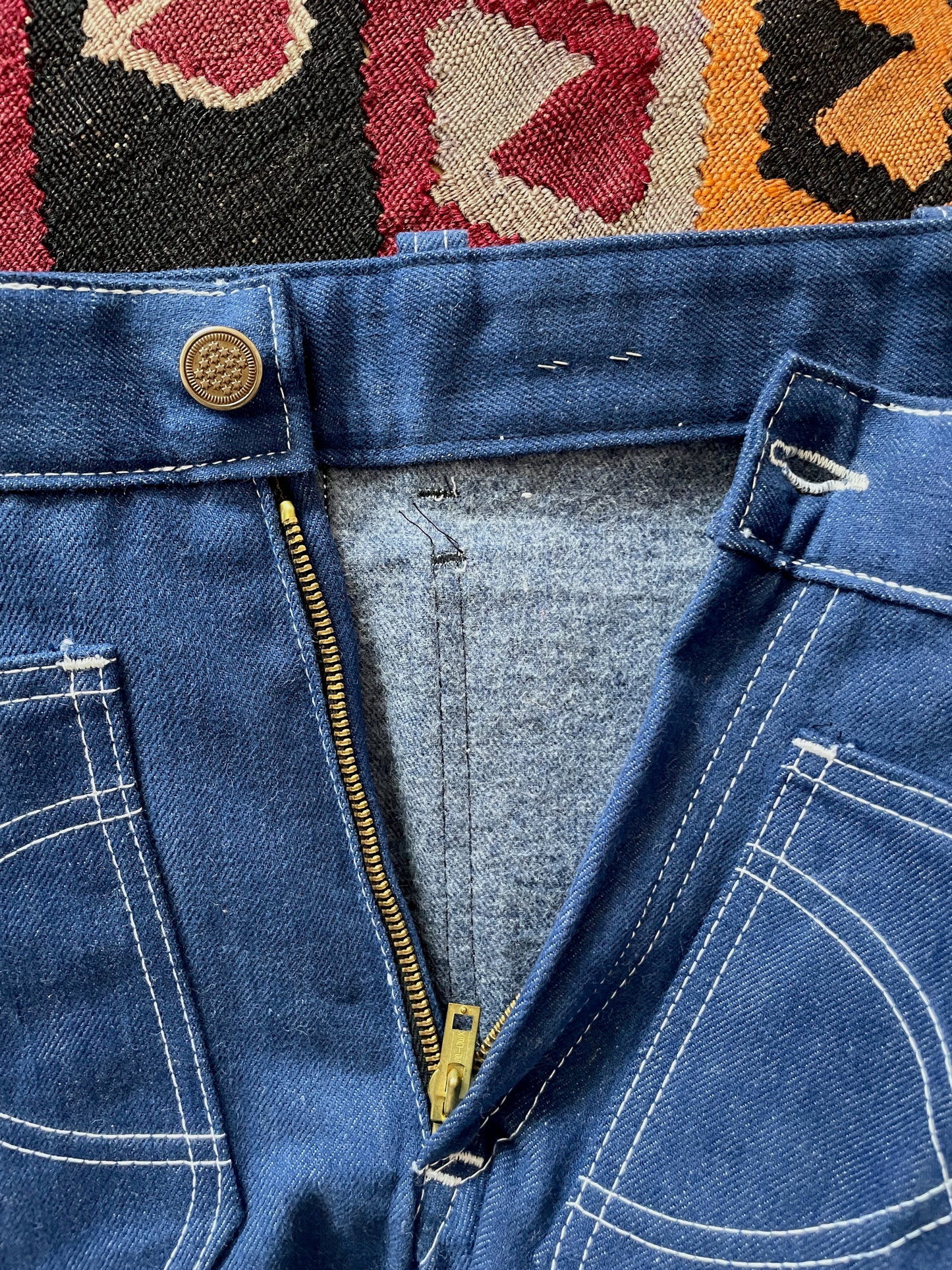 70's wide jeans trouser, dead stock