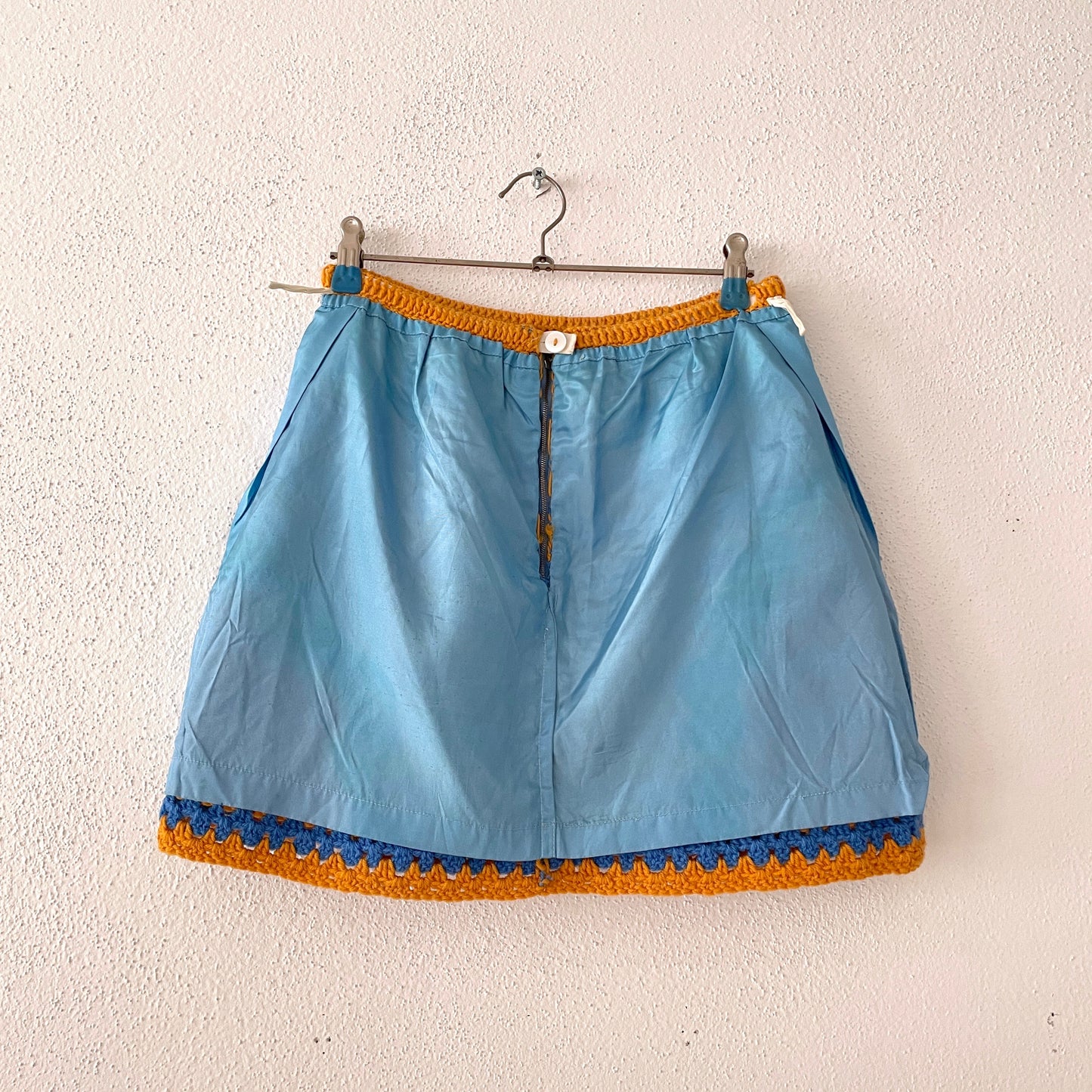 vitamin crochet mini skirt