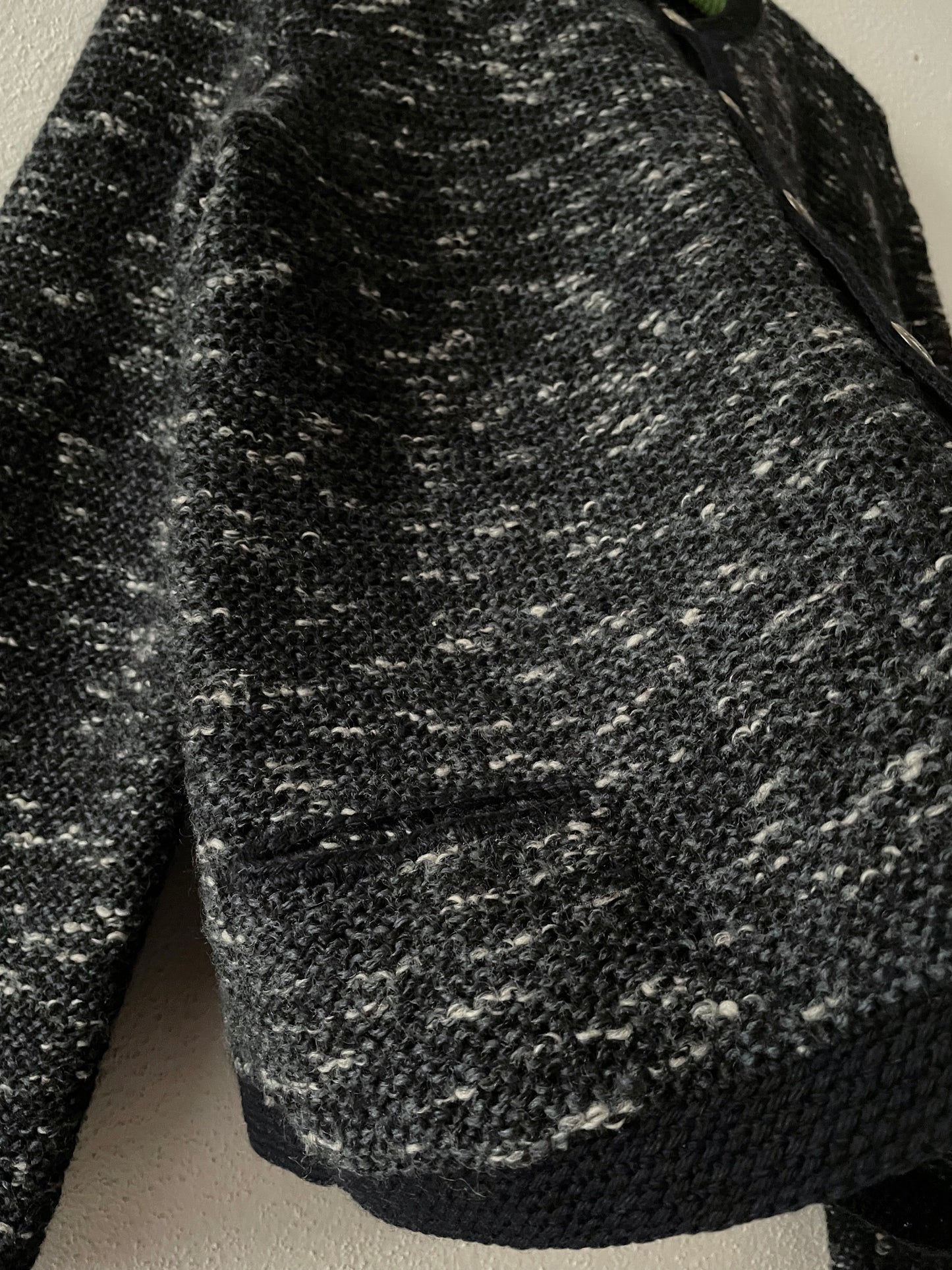 vintage tyrolean wool knitted cardigan, Hungary