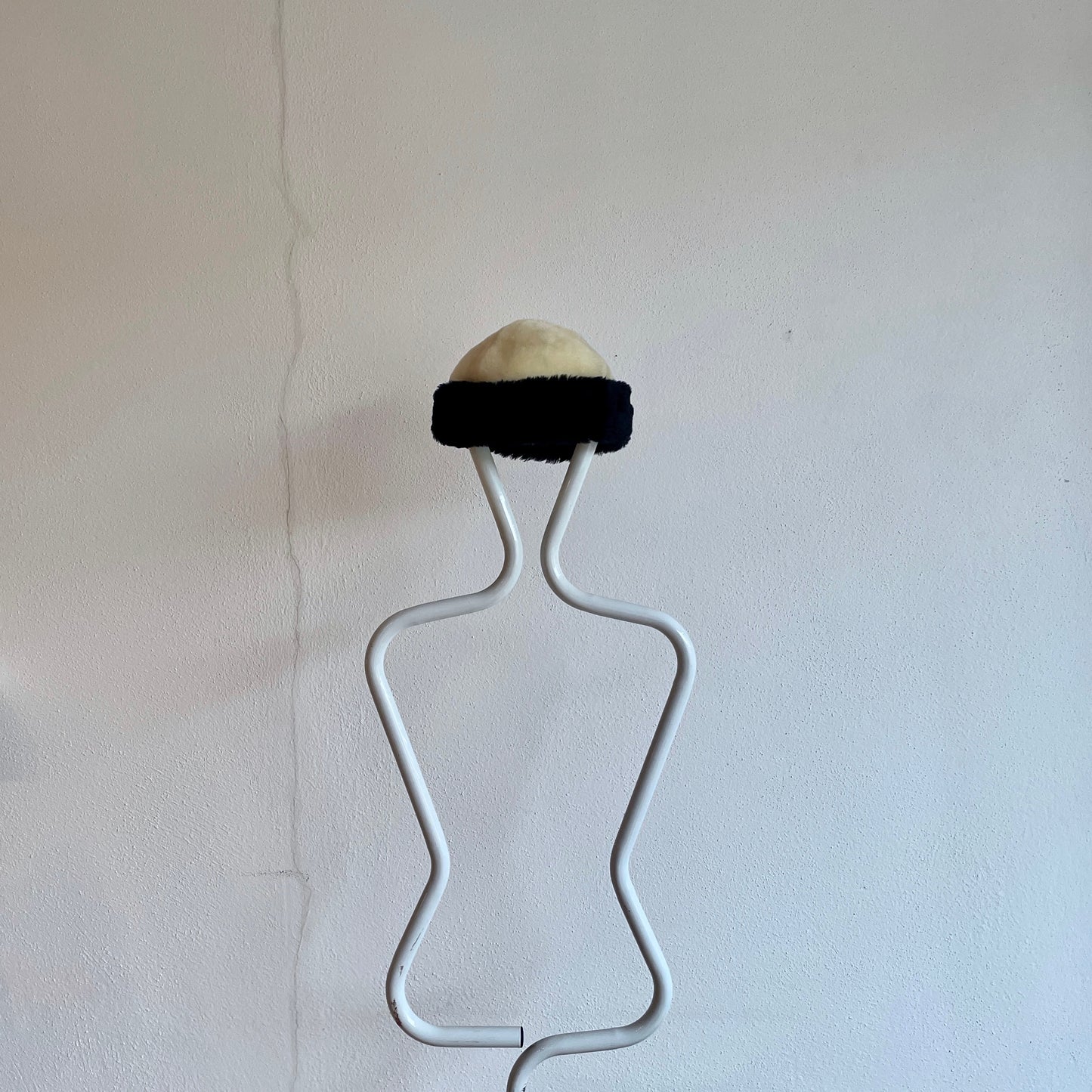 Vintage mouton reversible hat