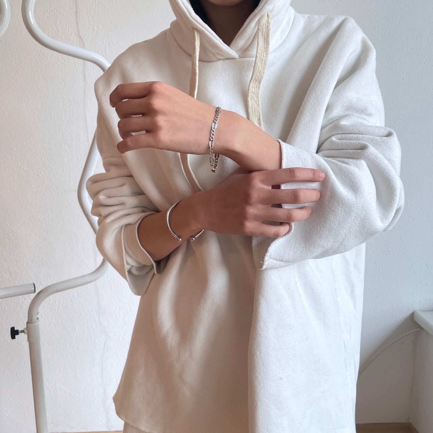 Sterling silver bangle for unisex