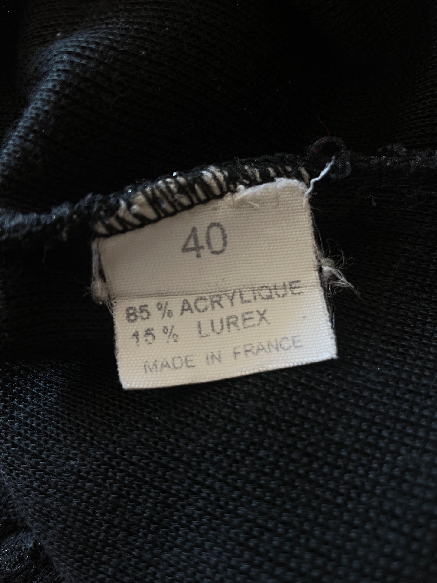 France made lurex top