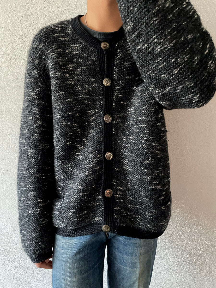 vintage tyrolean wool knitted cardigan, Hungary – TOTO.CZ