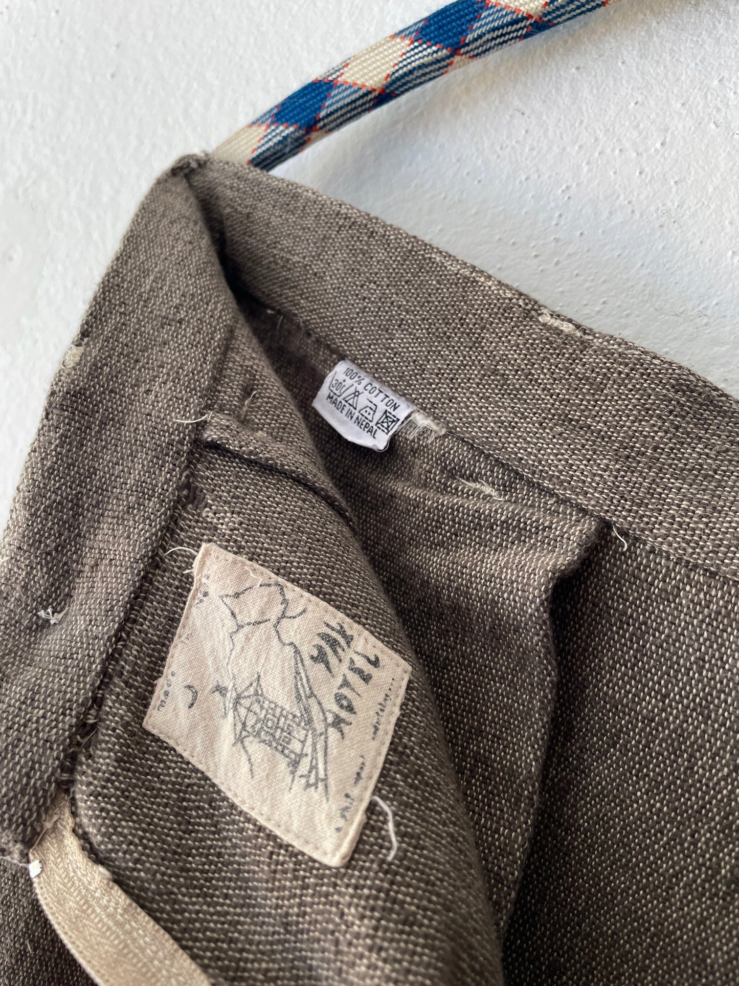 Vintage Nepal cottoo super wide trouser. Special.