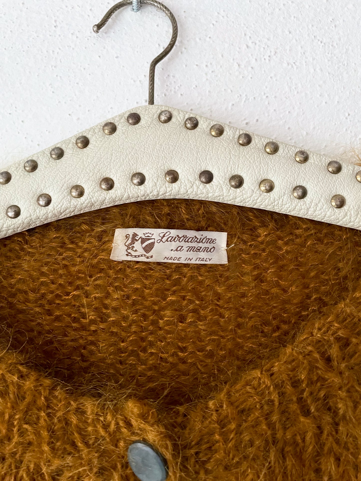 mohair mixed cardigan made in Italy