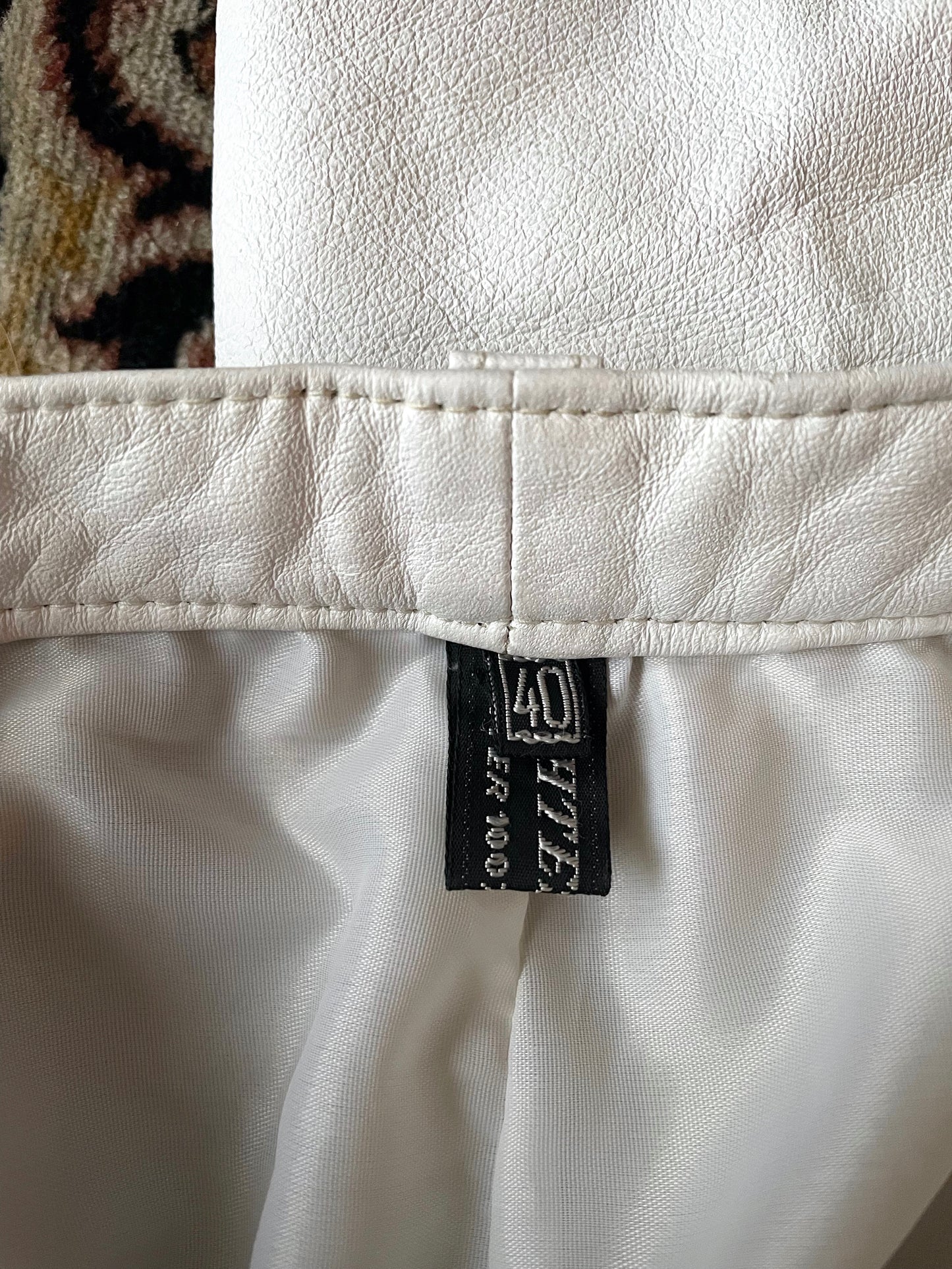 80's Germany leather trouser