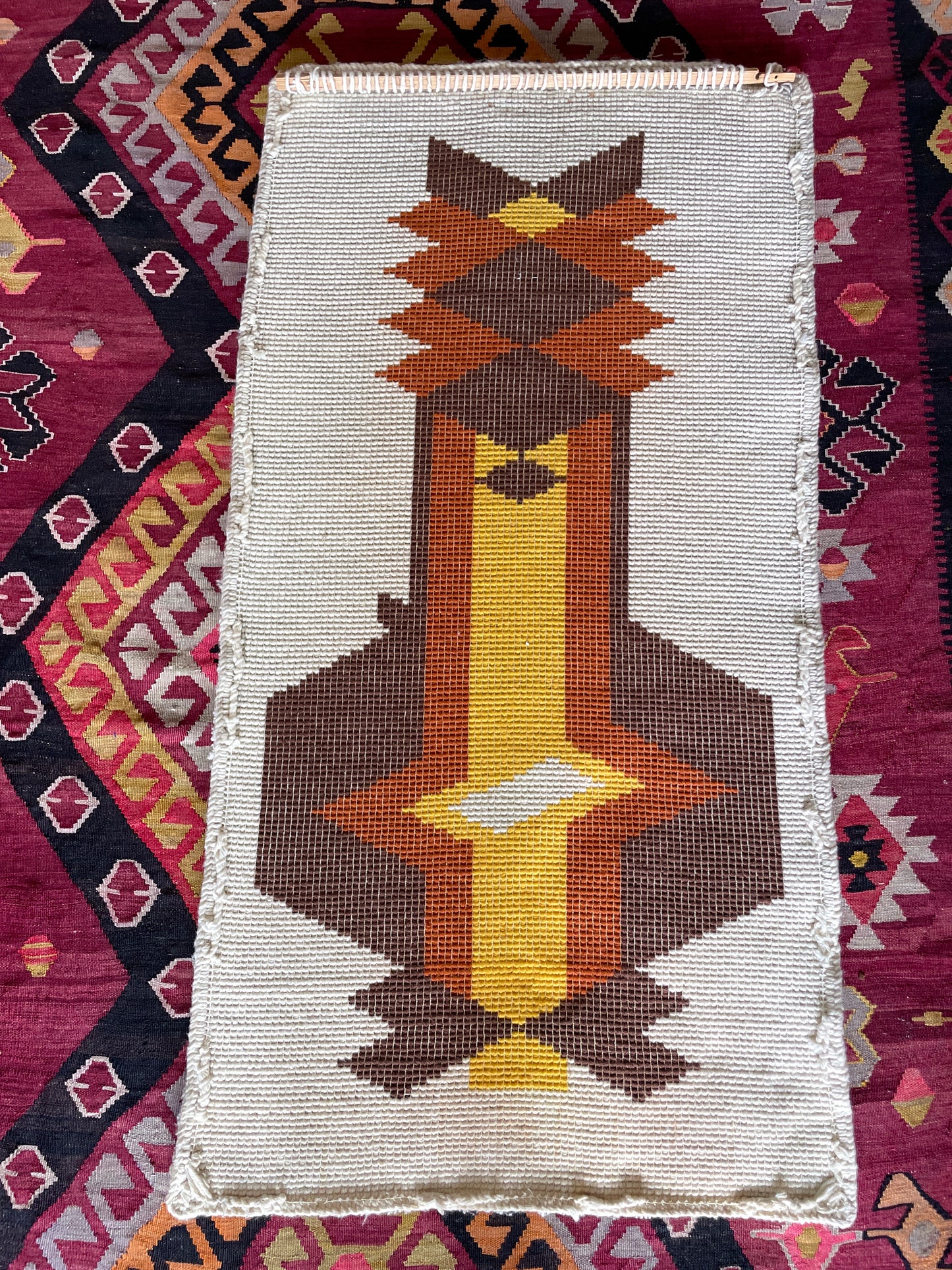 60s-70s Big sized wall carpet