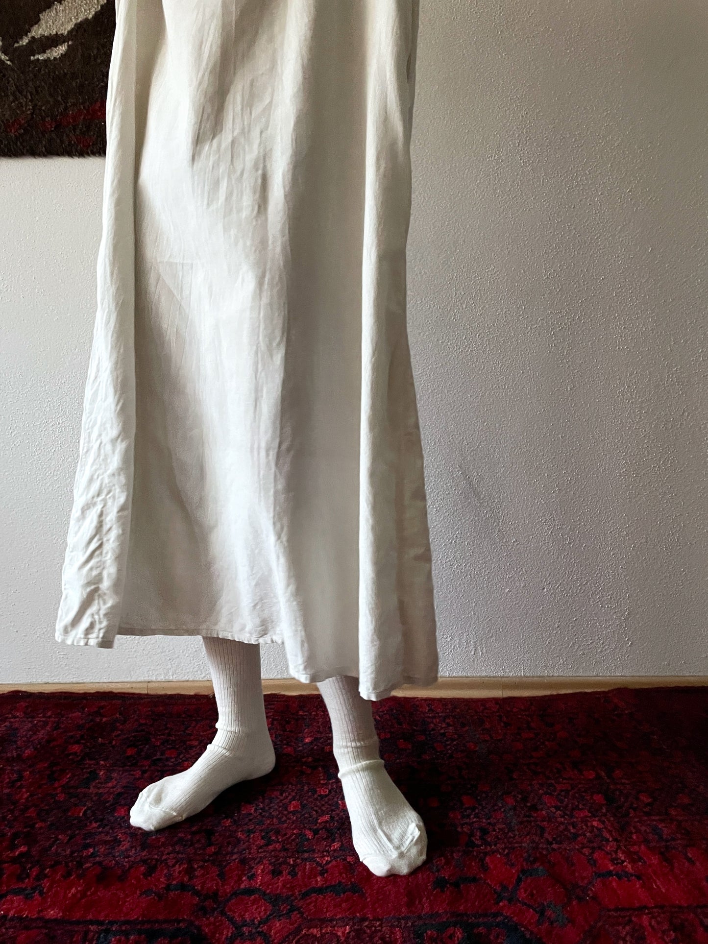vintage white work dress