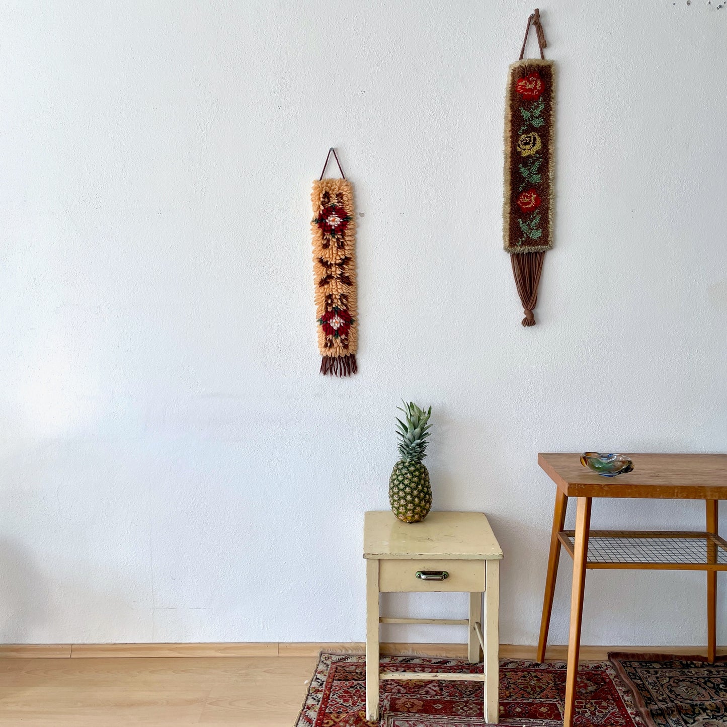 Flower wall tapestry set