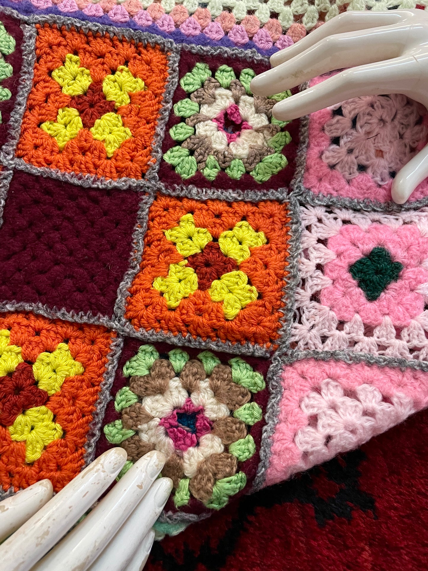 hand crochet big blanket