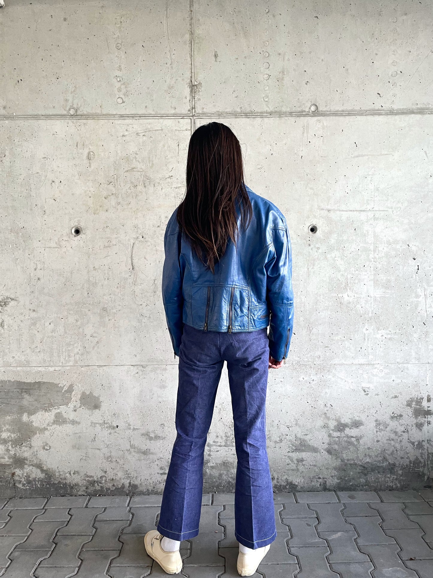 cobalt blue riders jacket