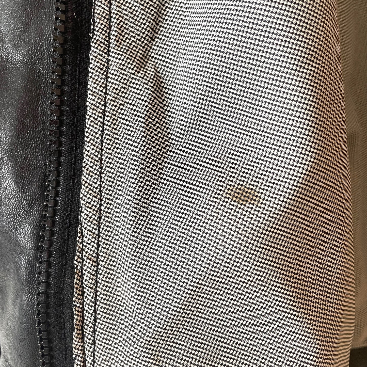 very simple leather jacket