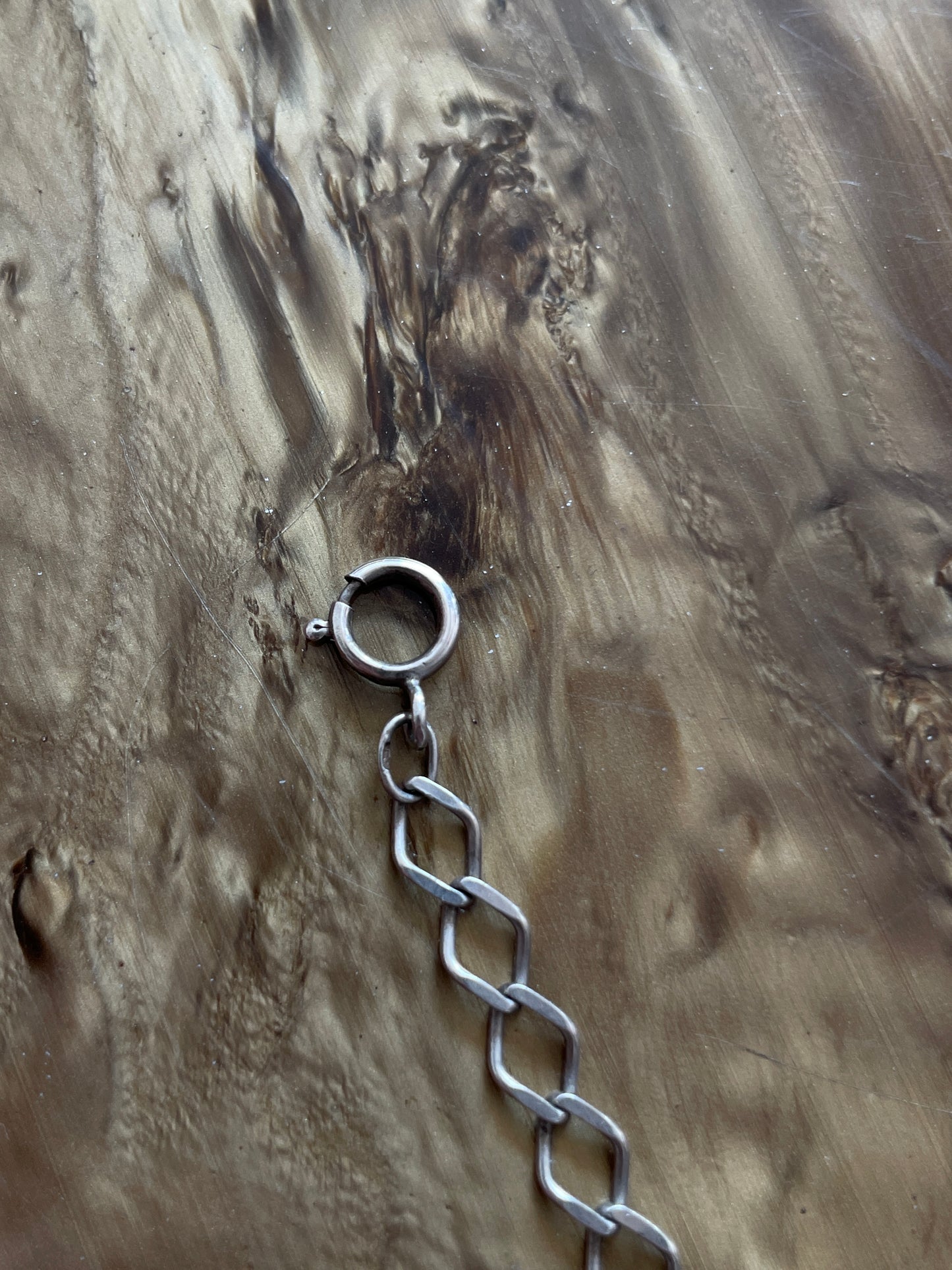 silver 925 simple chain bracelet