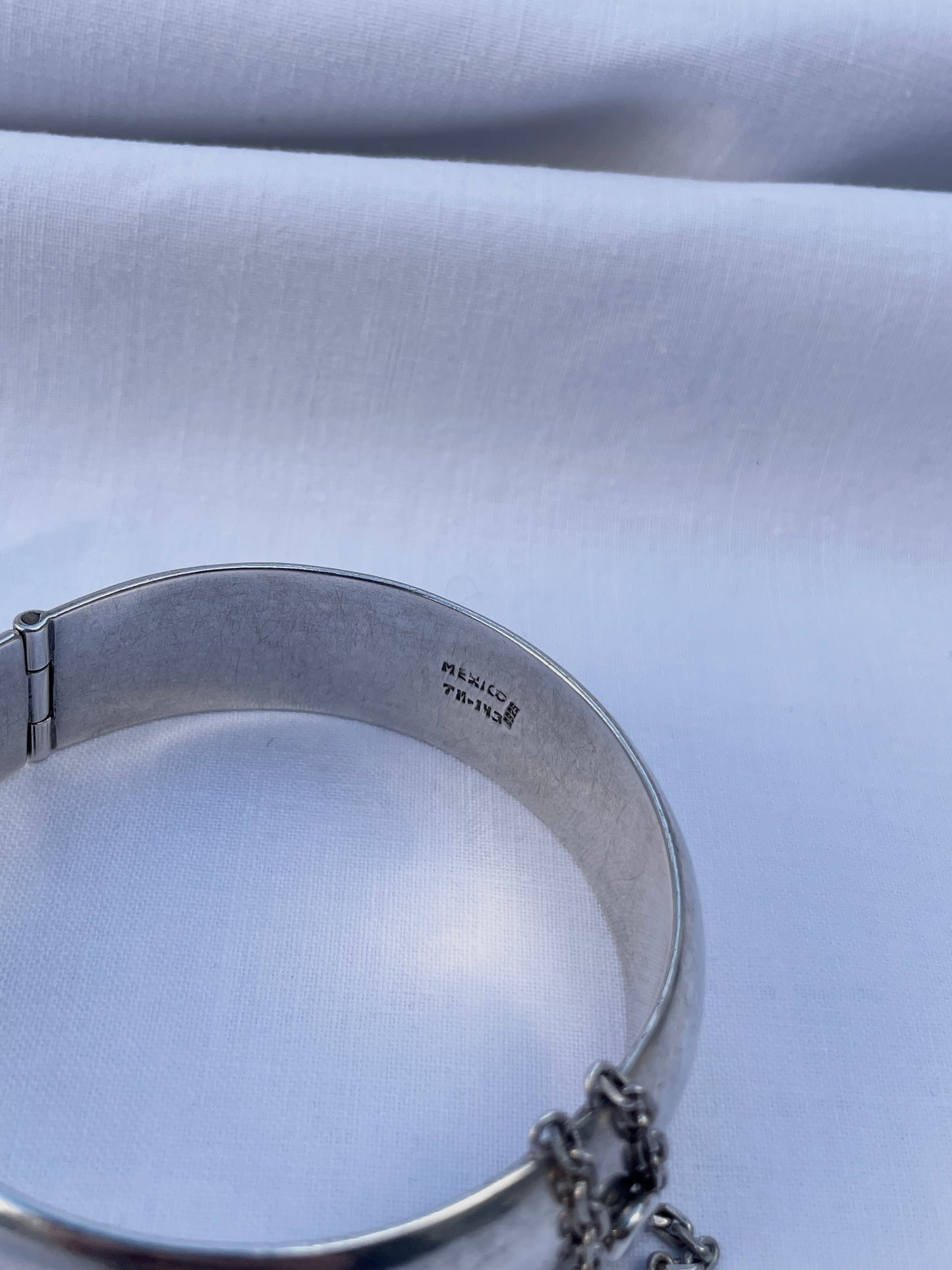 Mexican silver 925 plump bangle