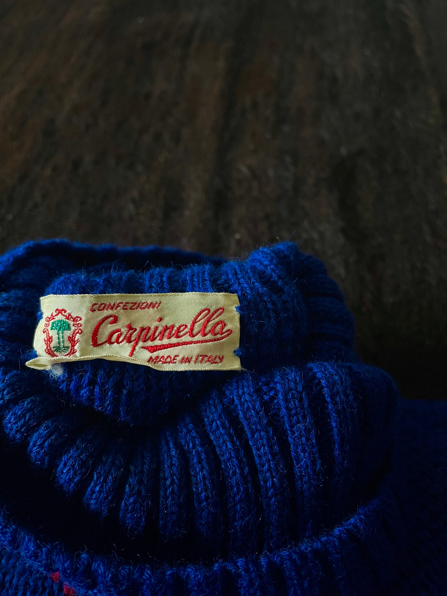 60's ITALY WOOL JUMPER