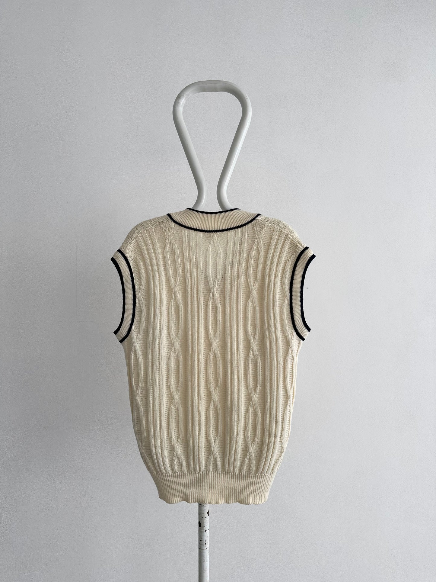 80's adidas knit vest