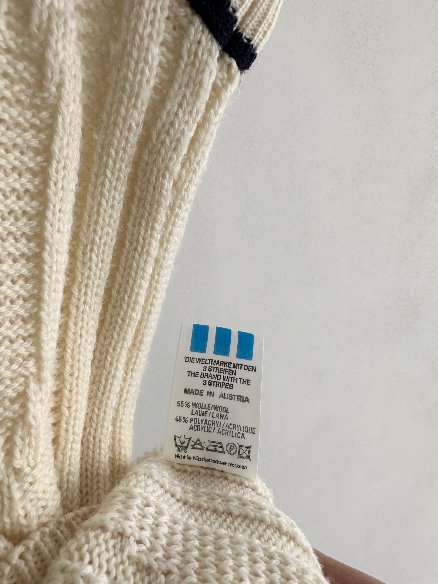 80's adidas knit vest