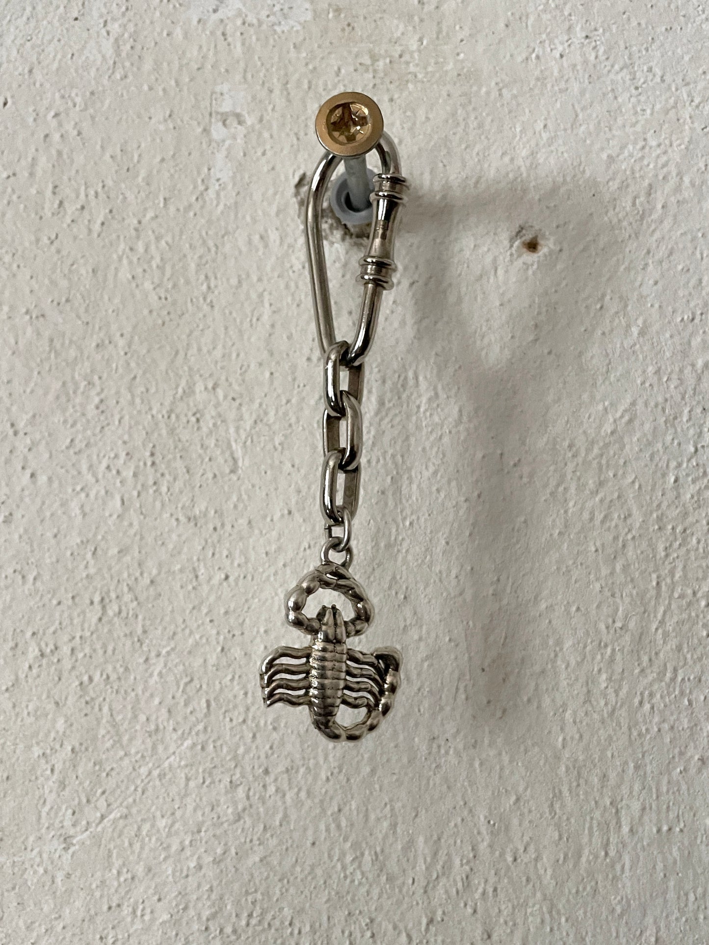 silver 925 scorpion charm
