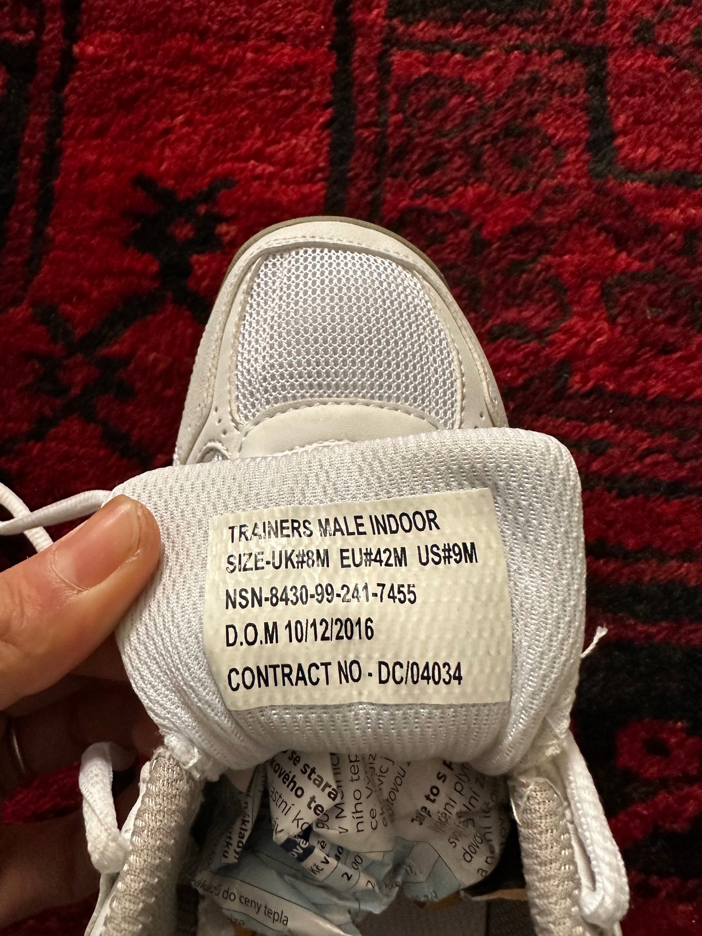 British army training shoes.Sz us9/eu42/uk8