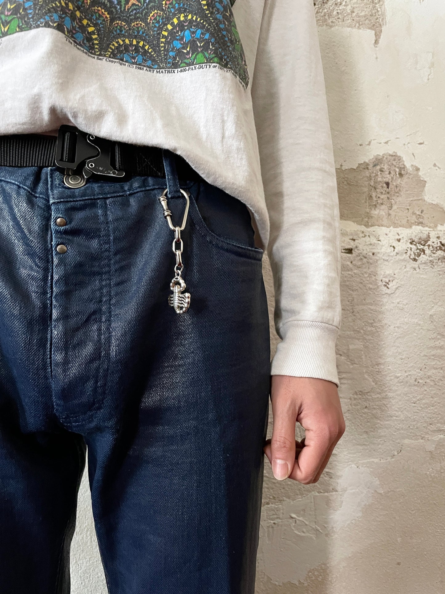 silver 925 scorpion charm