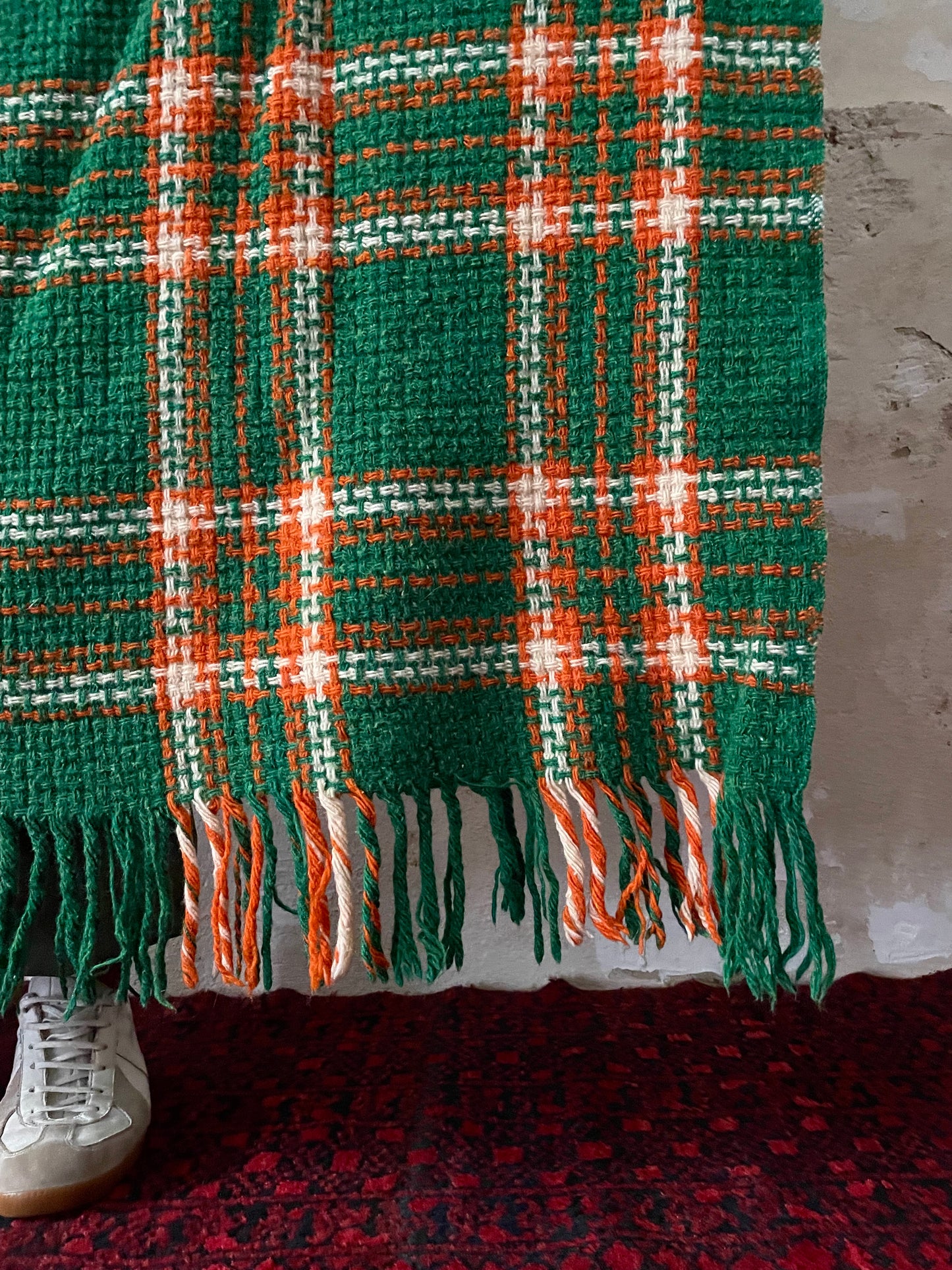 Vintage Wool n Acryl blanket