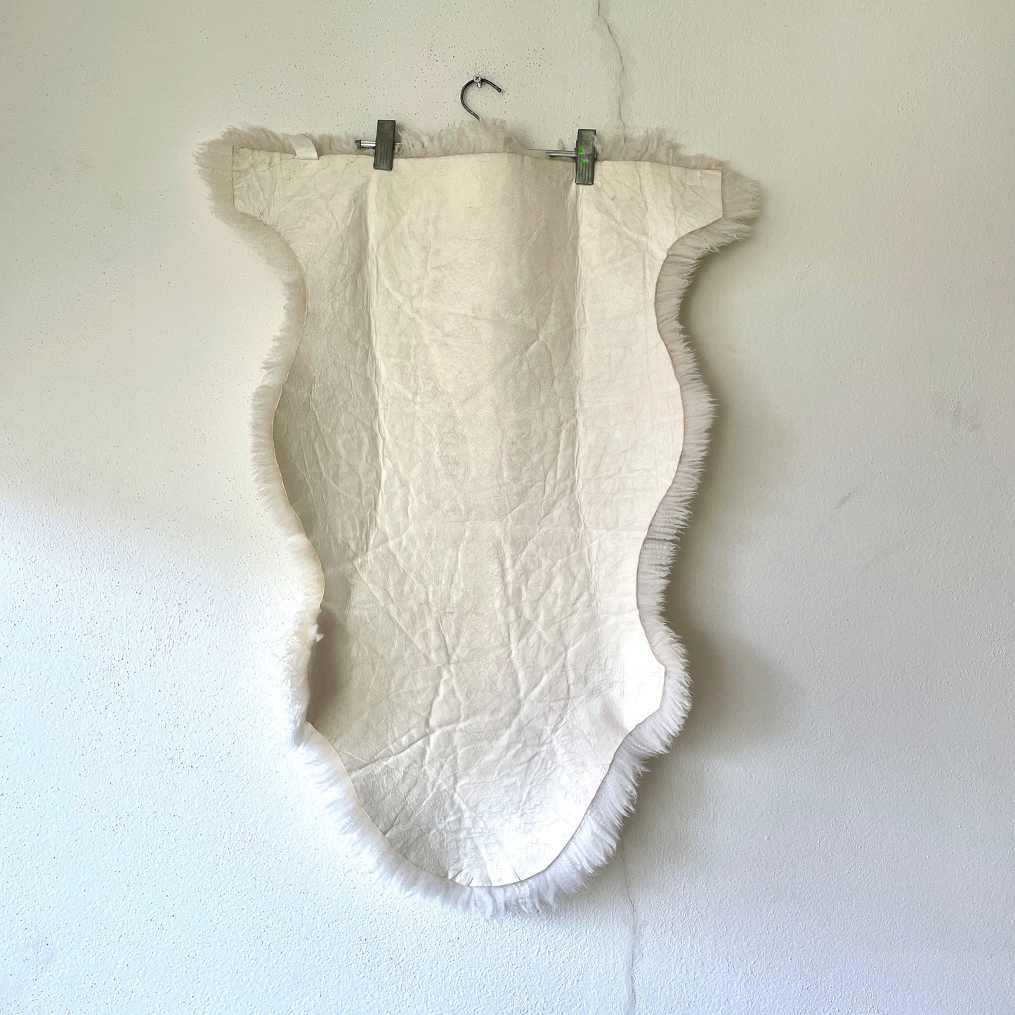 White mouton rug , Germany sheep skin