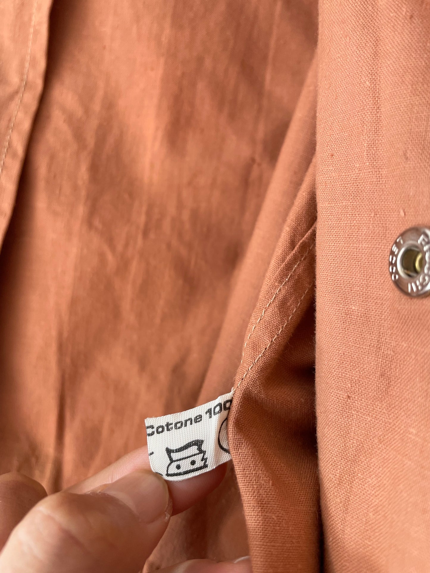 70's Italy work salmon pink jkt