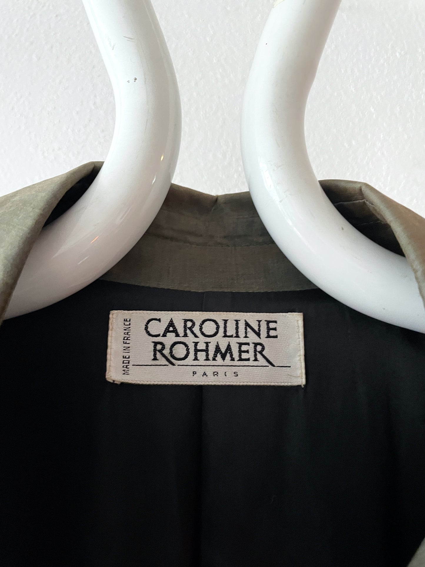 iridescence double breasted coat