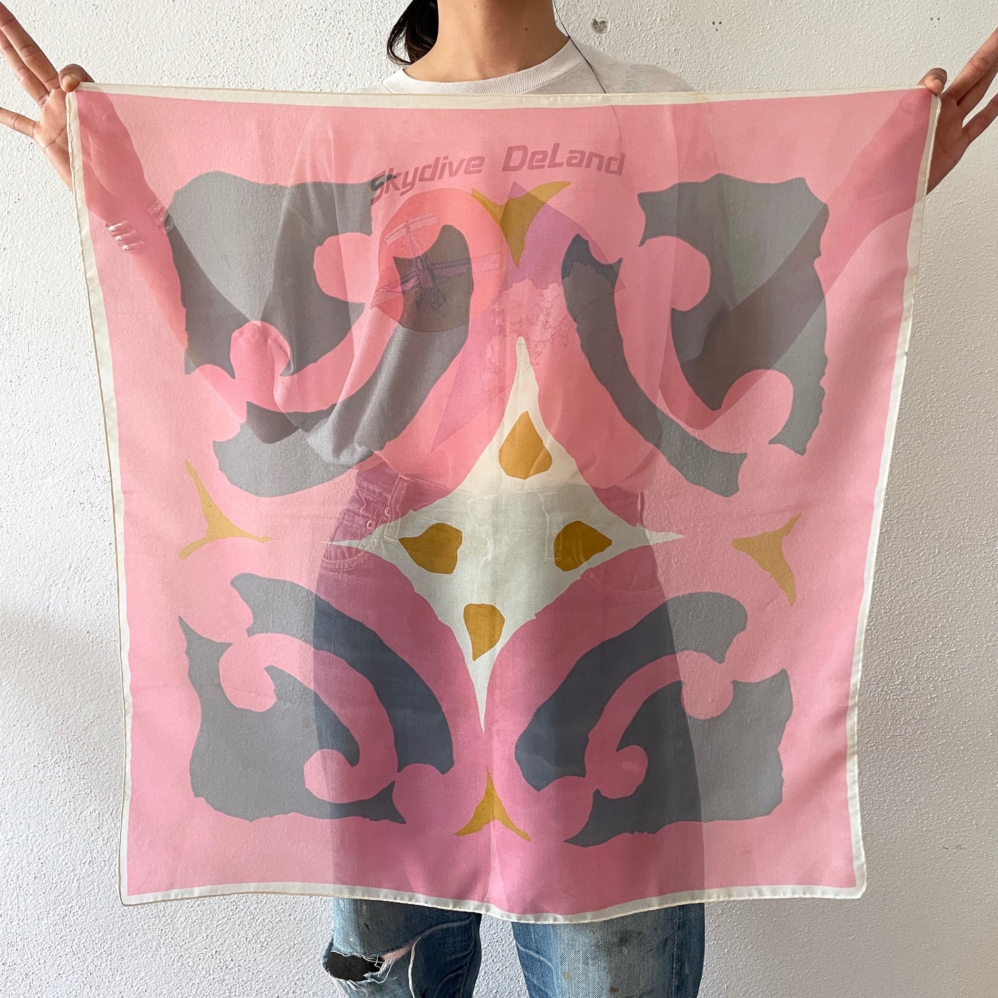 transparent chic scarf