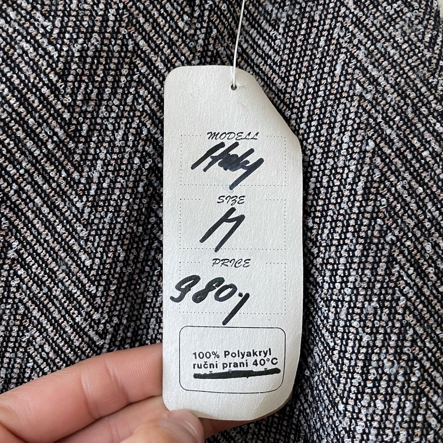 handsome herringbone slacks, deadstock