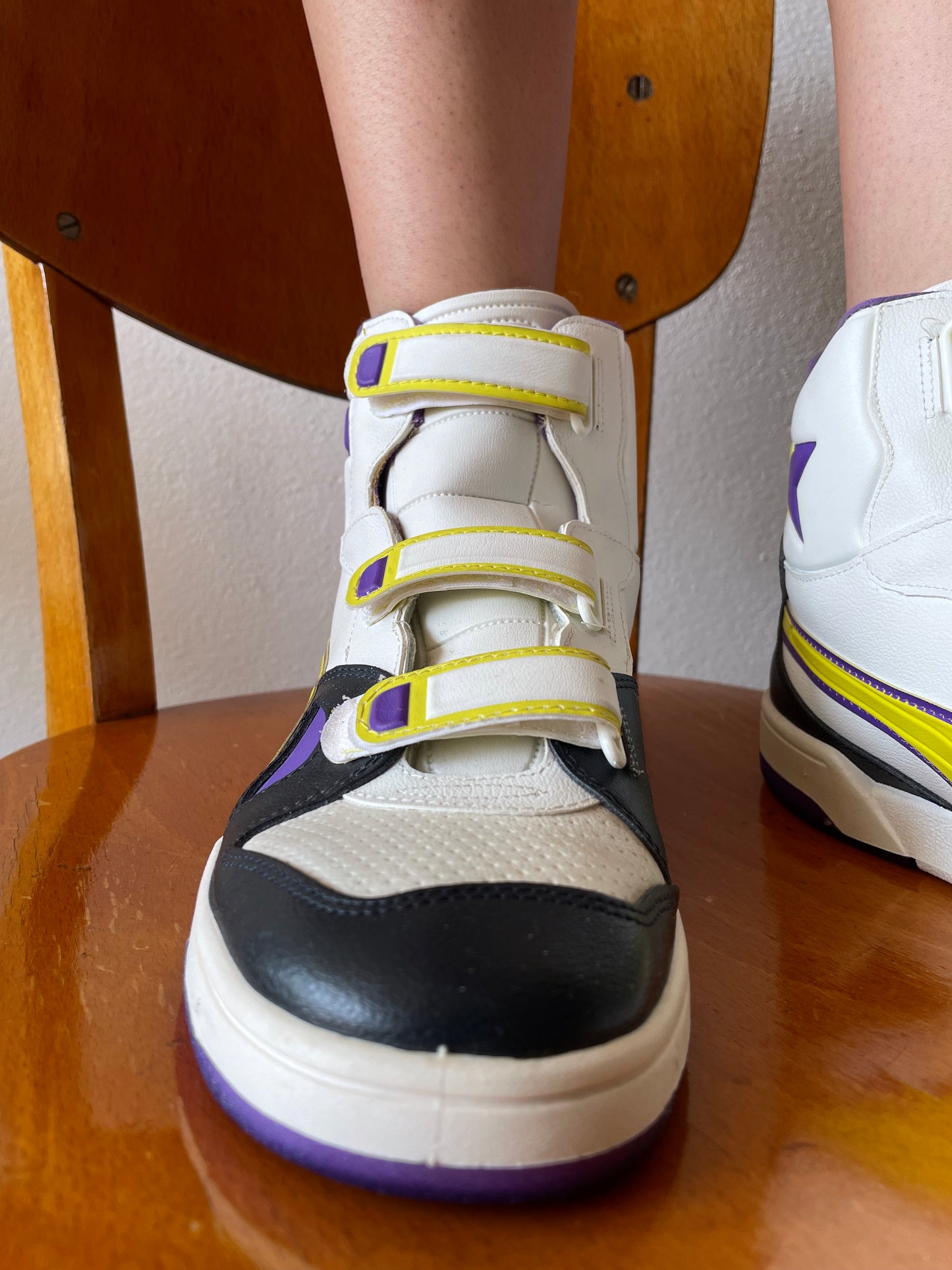 Unknown vintage PUMA leather Hi. ITALY, Dead stock! sz 25-26cm