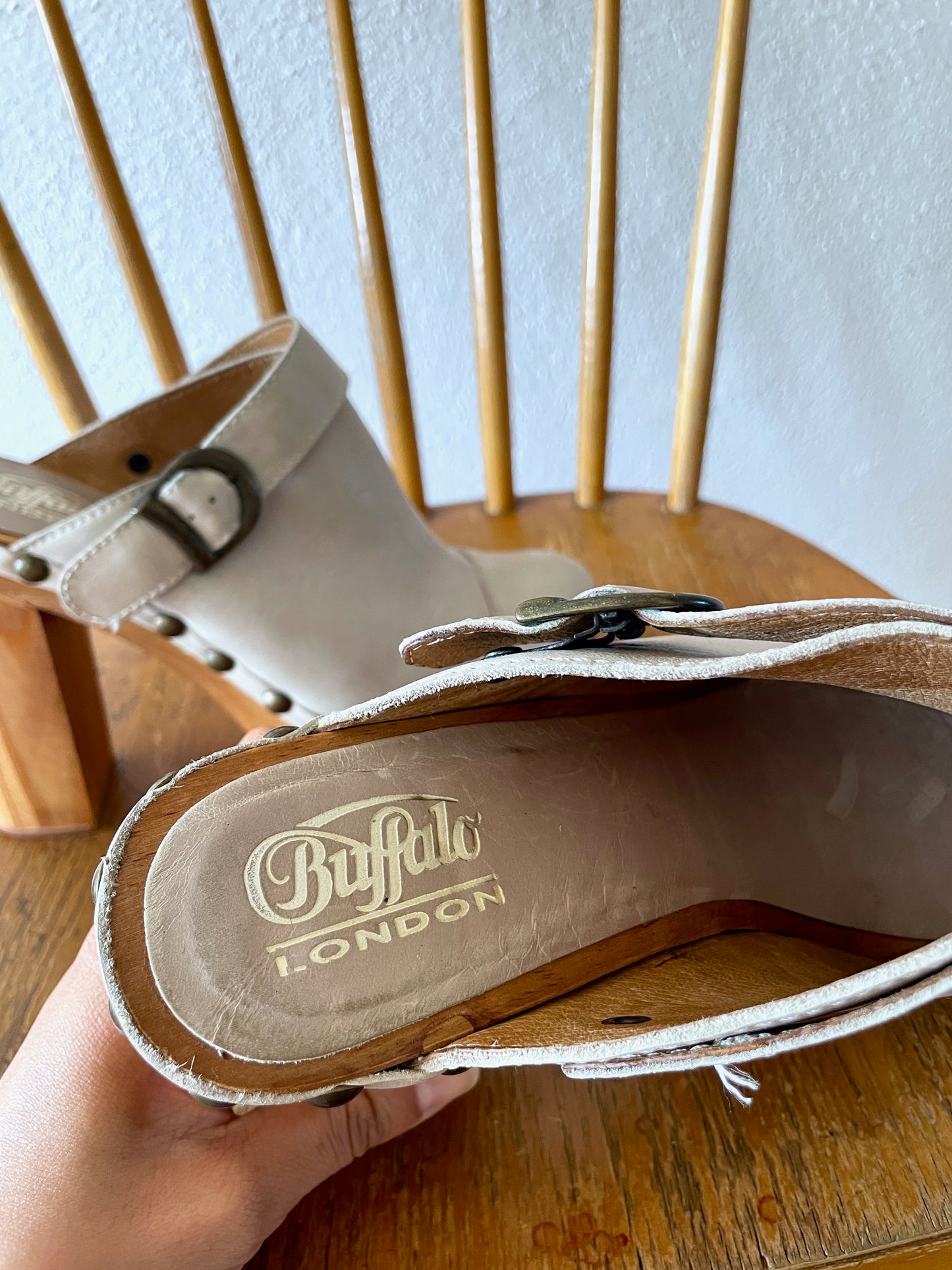 90's buffalo LONDON sabot sandal