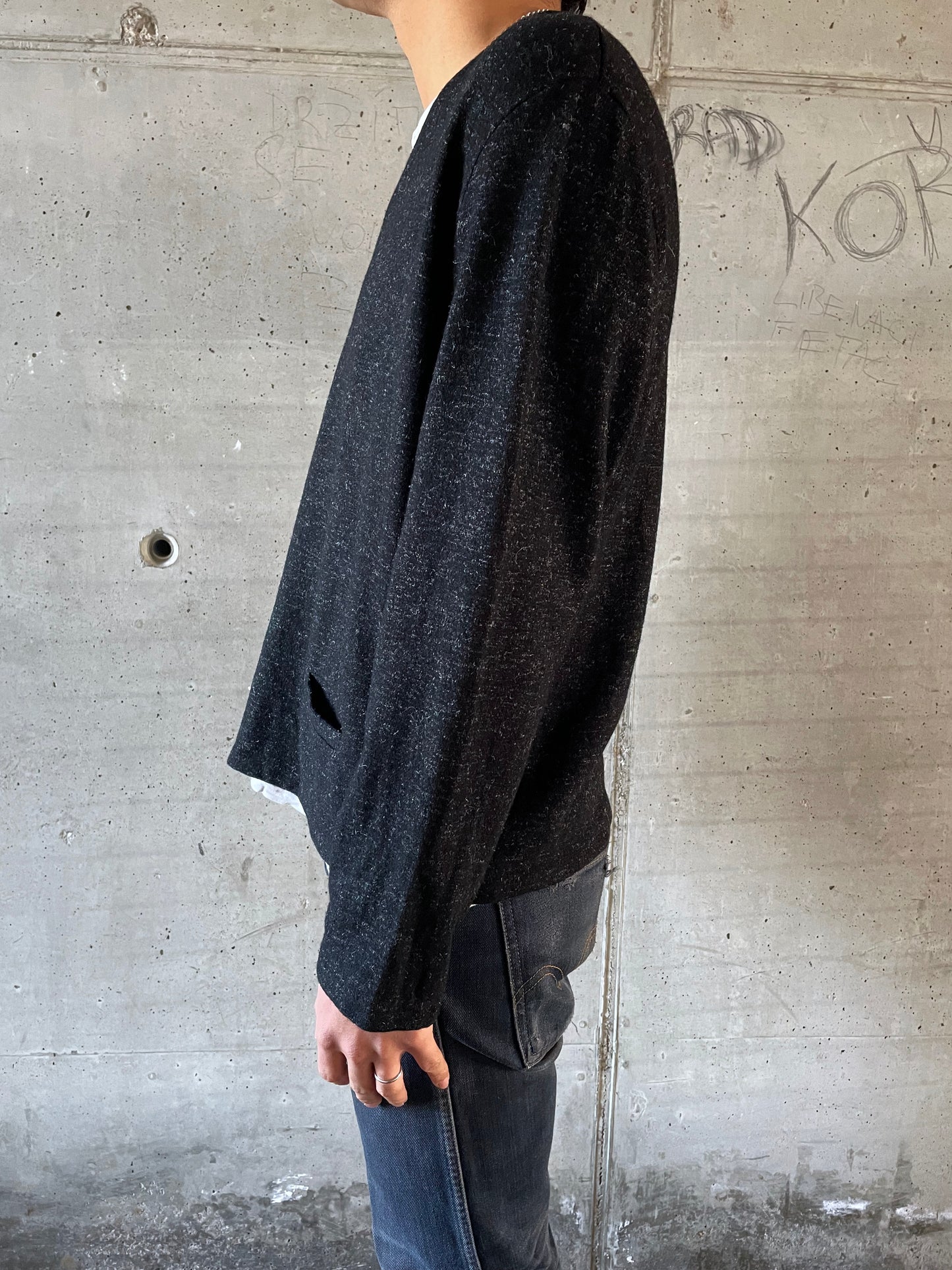 vintage czech black top.