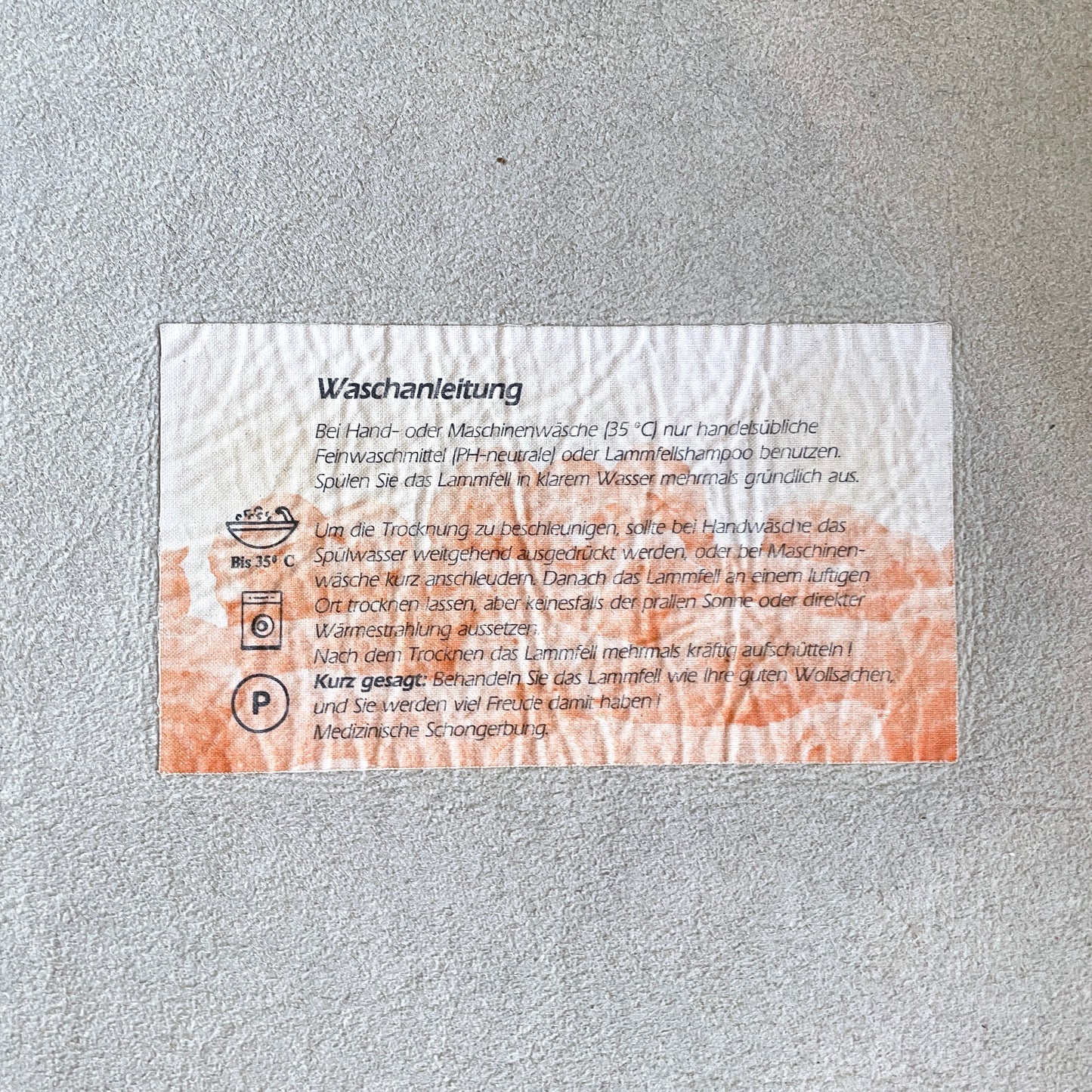 Vintage short hair mouton