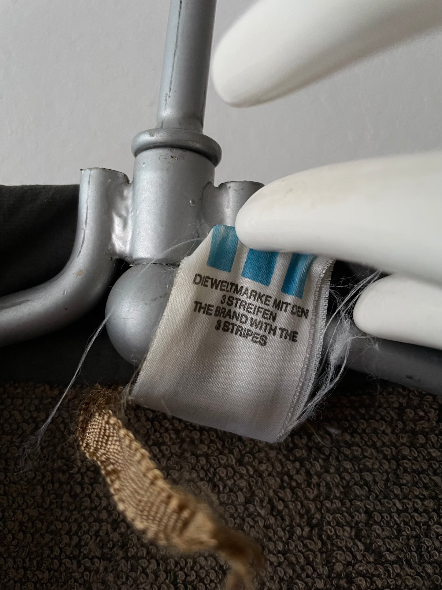 80's adidas nylon pile jacket