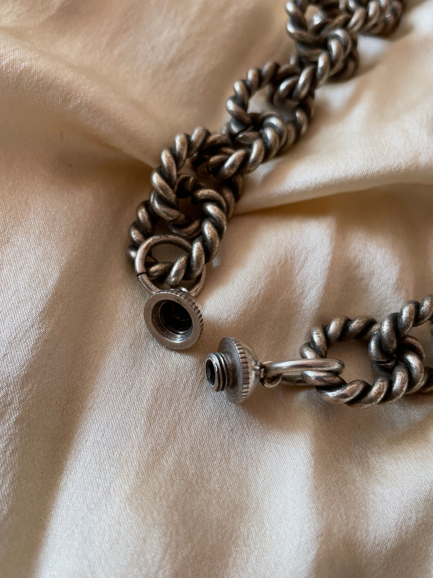 twist rope chain necklace