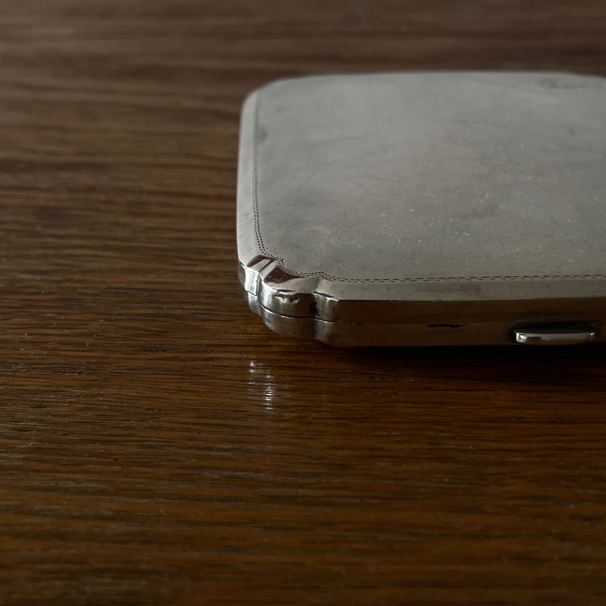 20's 1920's 20s 1920s Czechoslovakia antique silver cigarette tobacco case タバコ シガレットケース 煙草 ケース アンティーク シルバー ヴィンテージ モノグラム ヨーロッパ