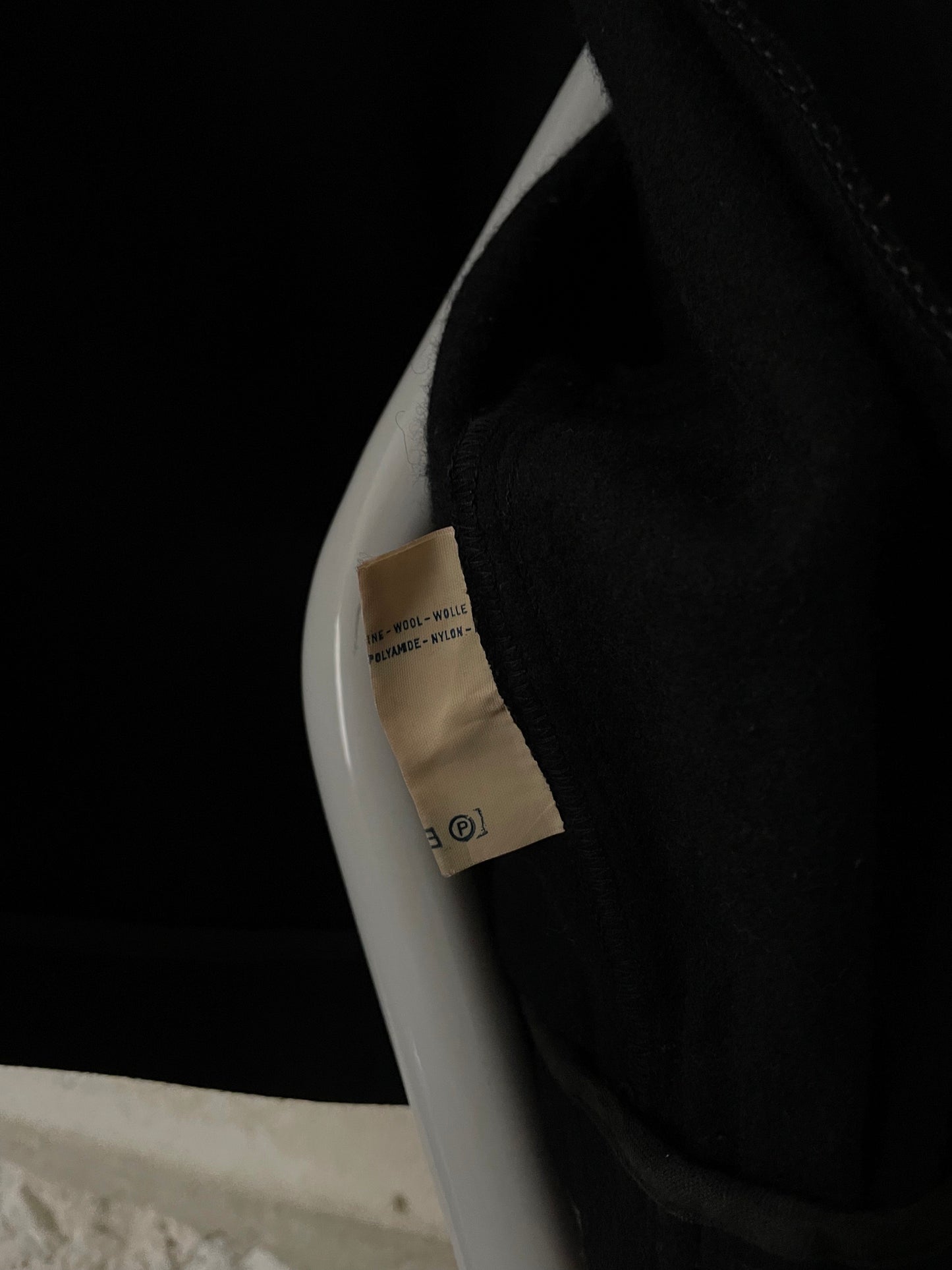 80s Italy wool cropped jacket